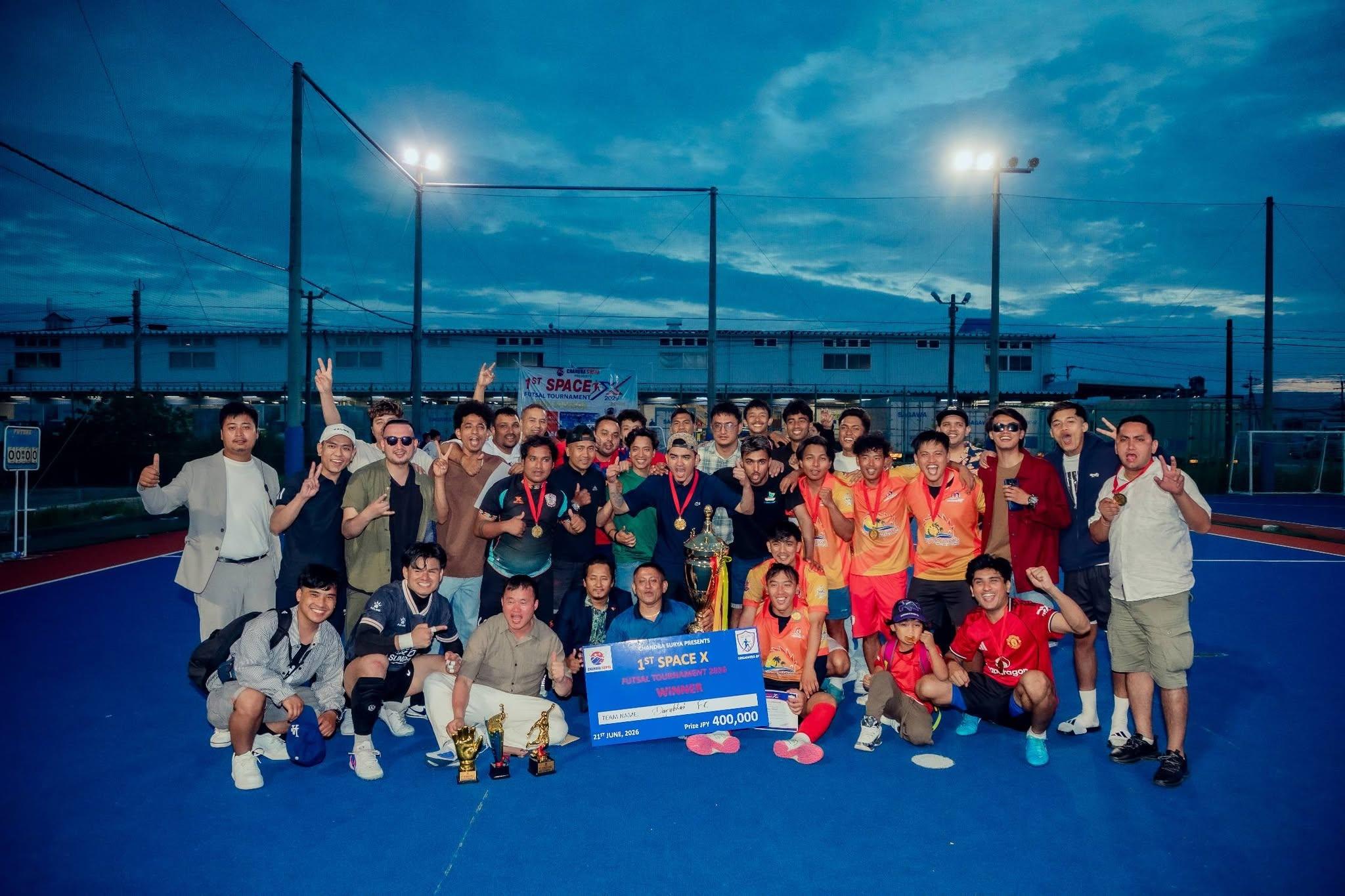 1st SpaceX Futsal Tournament 2026 सफलतापूर्वक सम्पन्न